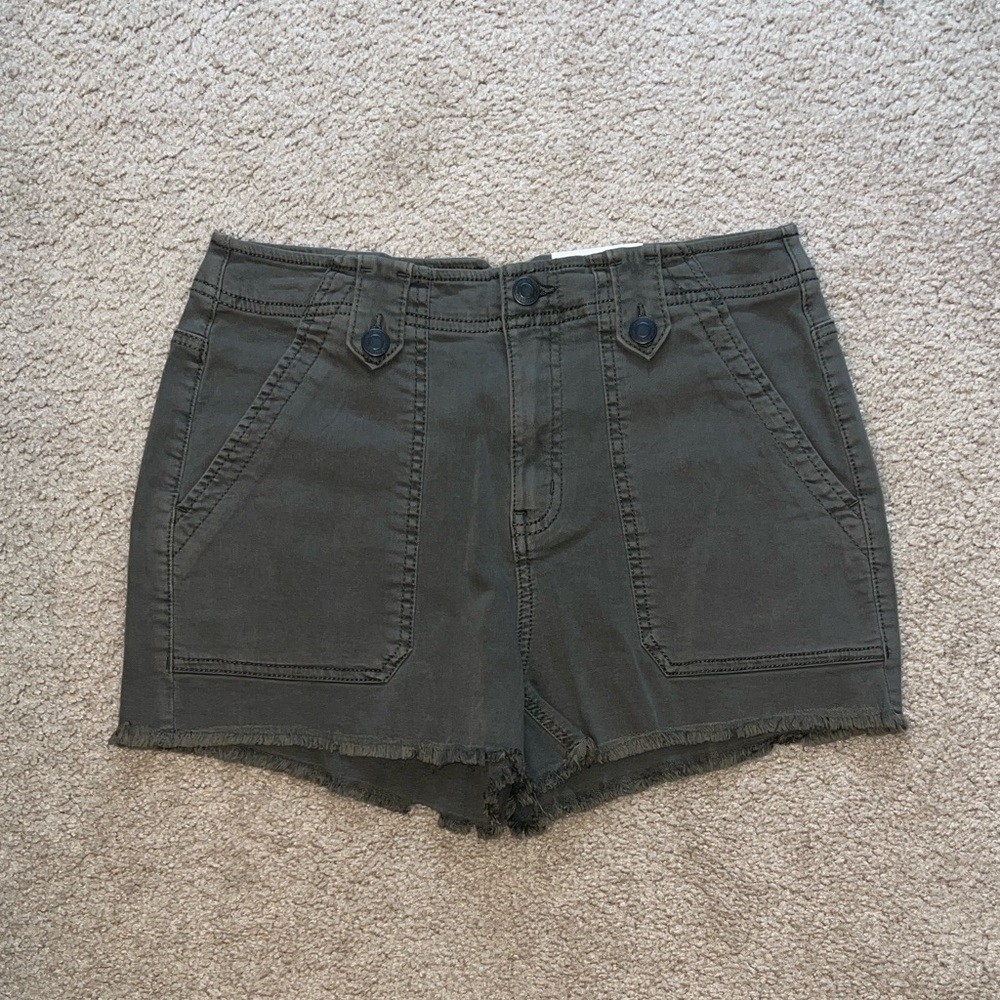 SO Juniors Army Green Shorts